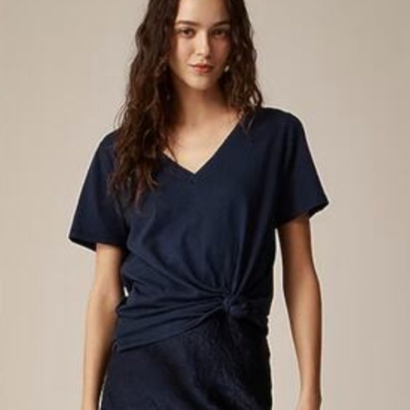 J. Crew Tops - J Crew Vintage jersey classic-fit V-neck T-shirt